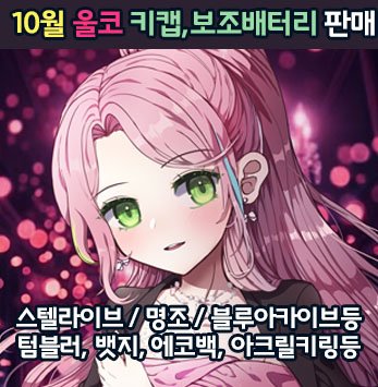 CM09,10] 스텔라이브, 명조, 블루아카, 스타레일, 홀로라이브, 원신, 스파이패밀리, 체인소맨등 보조배터리, 키캡키링, 에코백등 나와요.