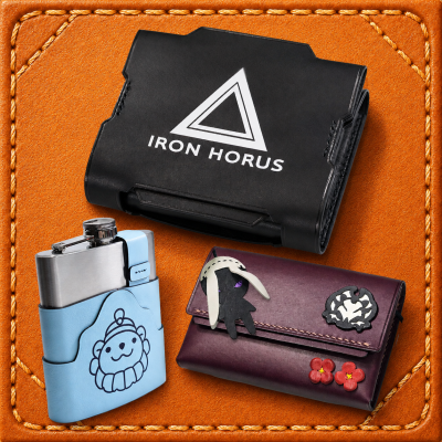 샬레 가죽공예부 (호시노 3단 방패 지갑, 아루 지갑)