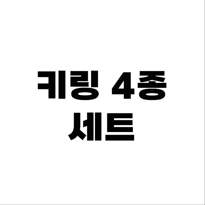 키링 4종 세트