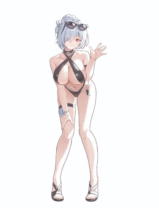 수영복 신데렐라 아크릴스탠드(블랙)