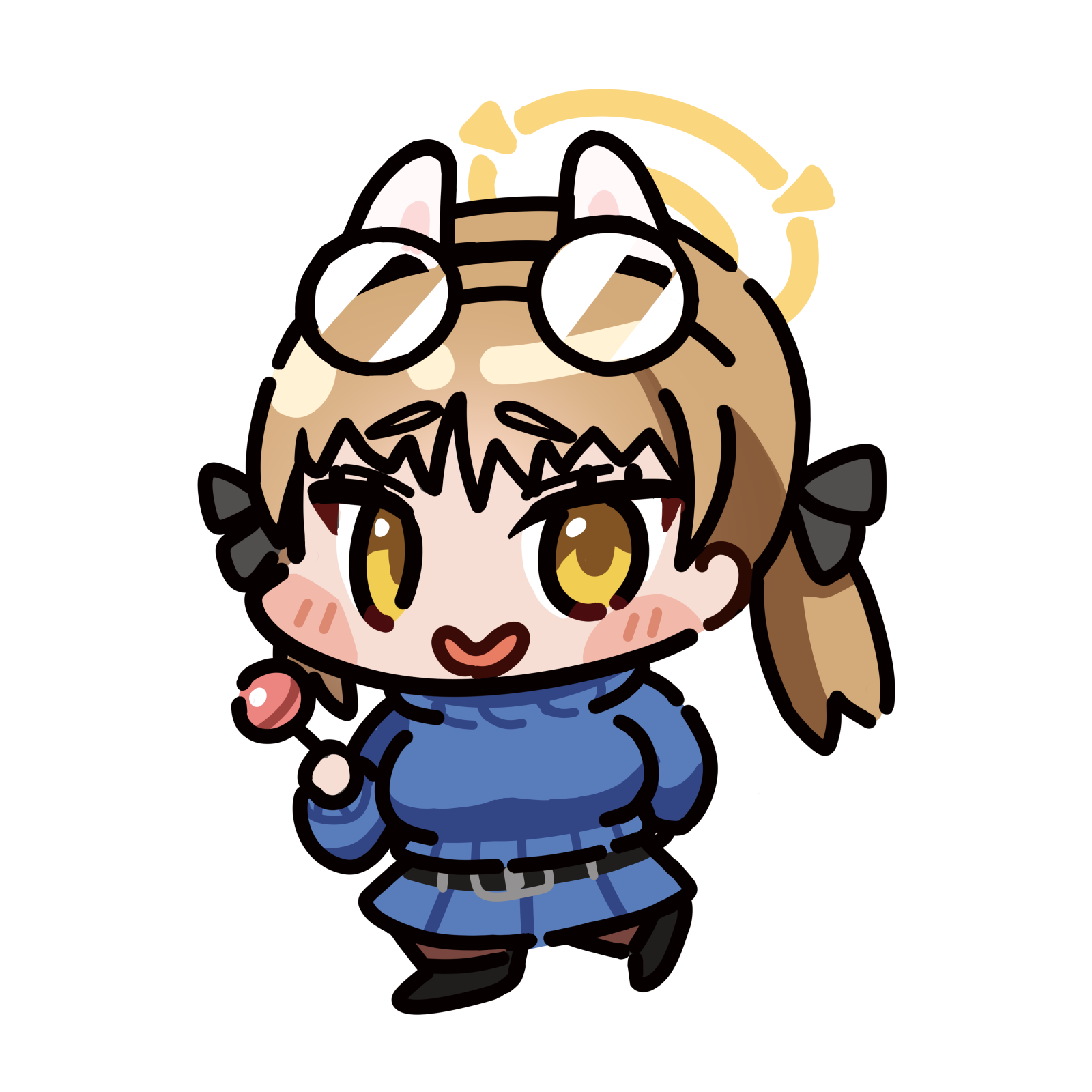 SD 모에 키링