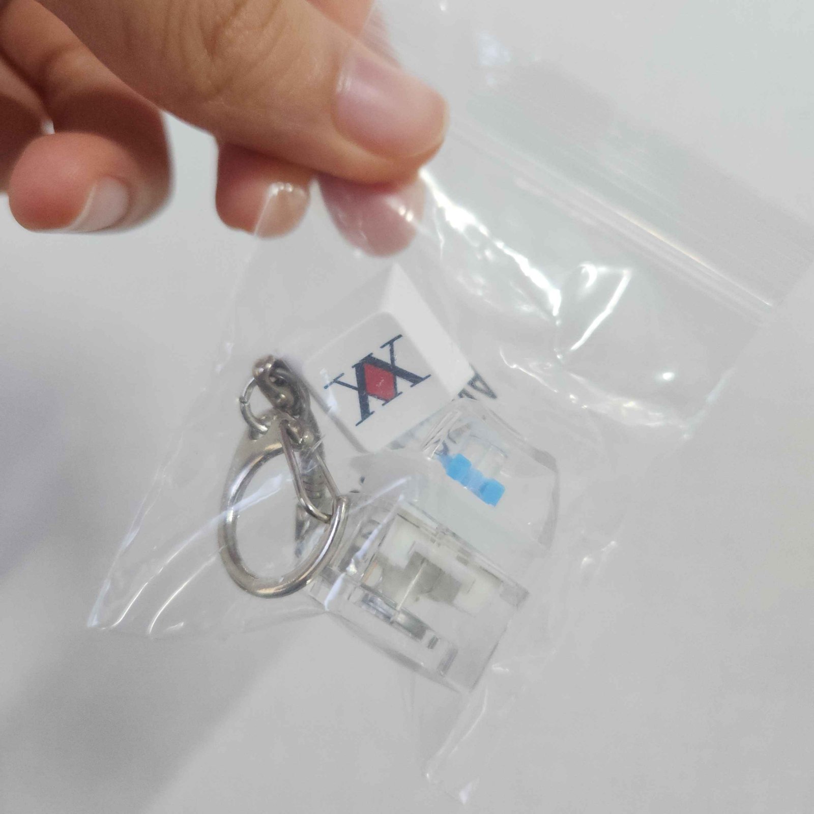 헌터 로고 키캡 키링
