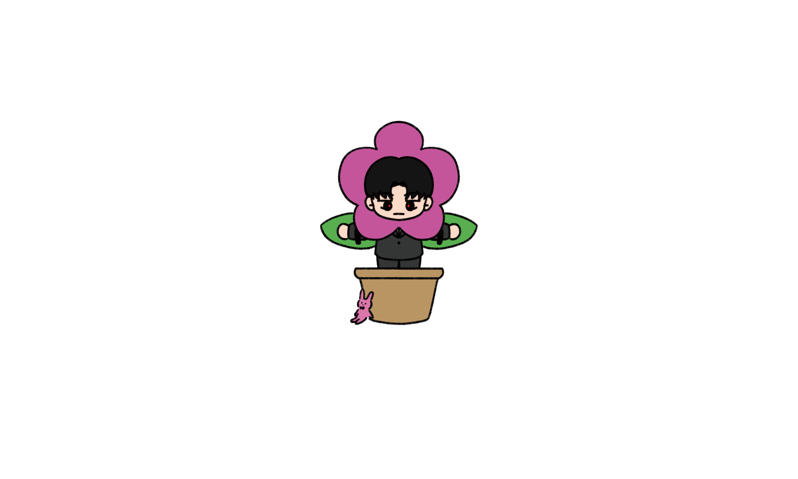 화분 솔음 아크릴 키링