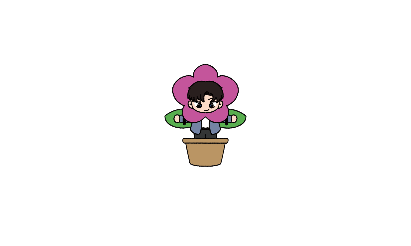 화분 최요원 아크릴 키링