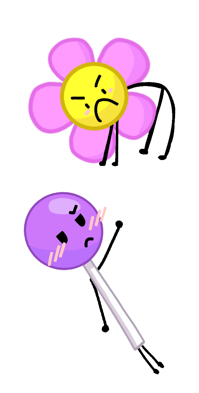 줄줄이키링_플라워x롤리팝_BFDI