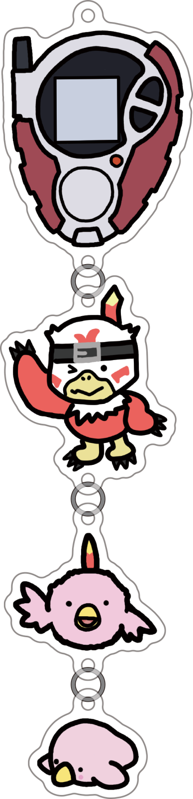 호크몬 줄줄이 키링