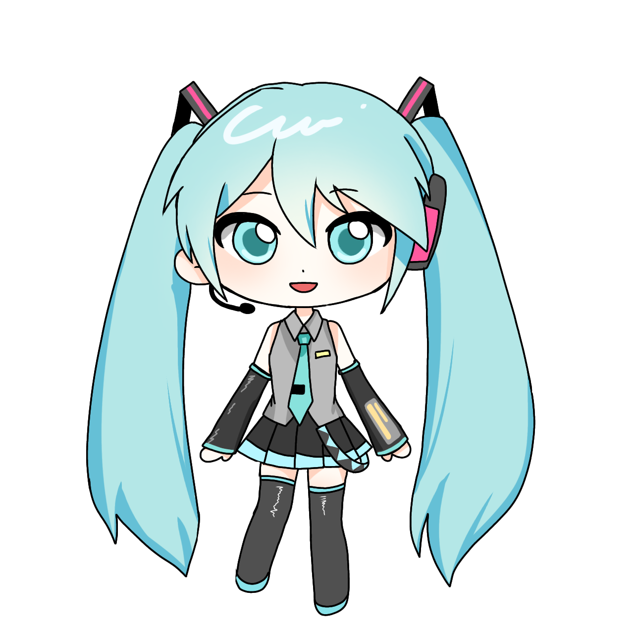 미쿠 아크릴 키링
