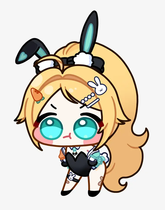 바니걸 니키 키링