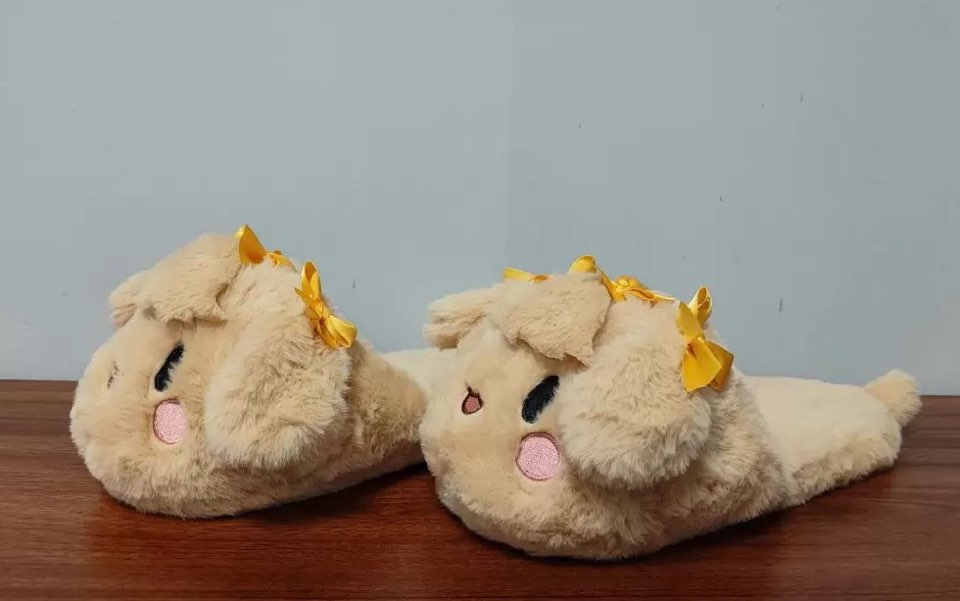 버터 털 슬리퍼