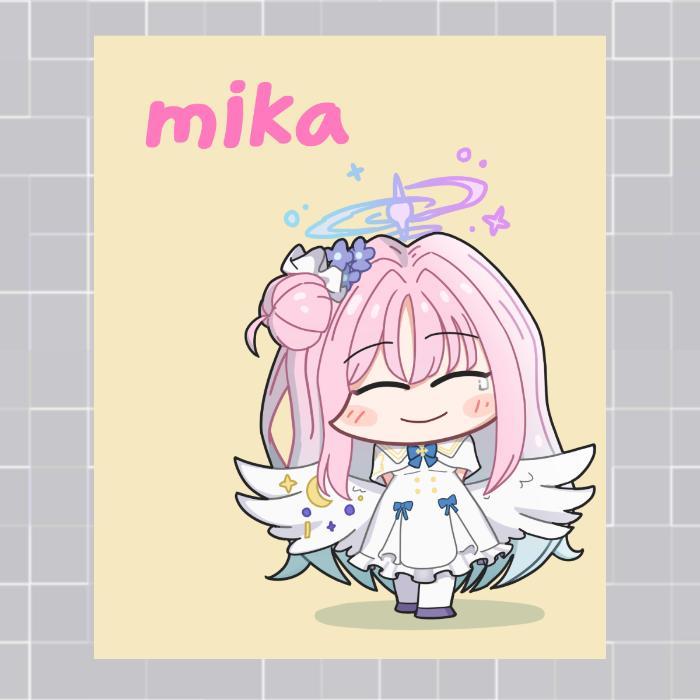 미소 미카 마우스패드